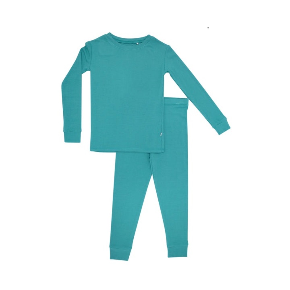 Brave Little Ones Two-Piece Pajama Set | Teal